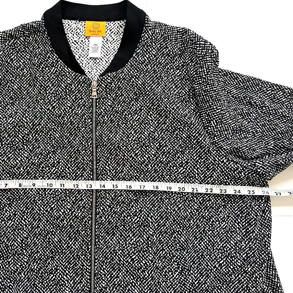 Ruby Rd  Woman Zip Front Jacket - Picture 3 of 8